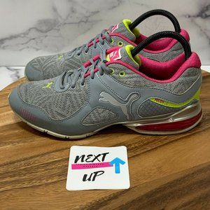 PUMA IOCell 1.0 Gray Pink Low Running Sneakers Cross Training Gym Shoe Womens 10